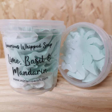 Lime, Basil & Mandarin Whipped Soap