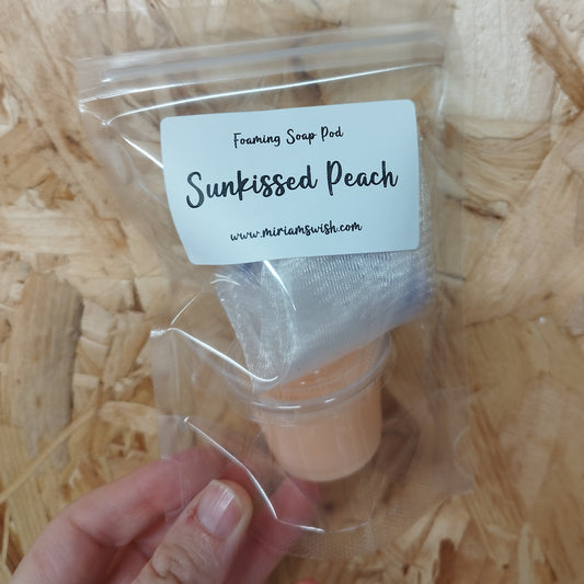 Sunkissed Peach Foaming Soap pod